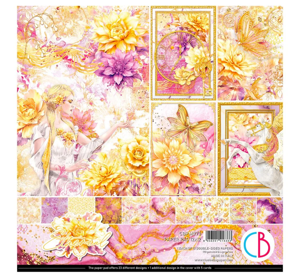 Clearance Ciao Bella Scrapbook-Papier "Ethereal"