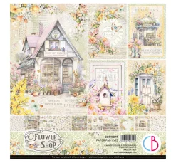 Discount Ciao Bella Scrapbook-Papier "Flower Shop"