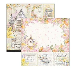 Discount Ciao Bella Scrapbook-Papier "Flower Shop"