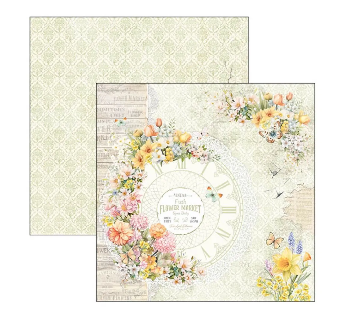 Discount Ciao Bella Scrapbook-Papier "Flower Shop"