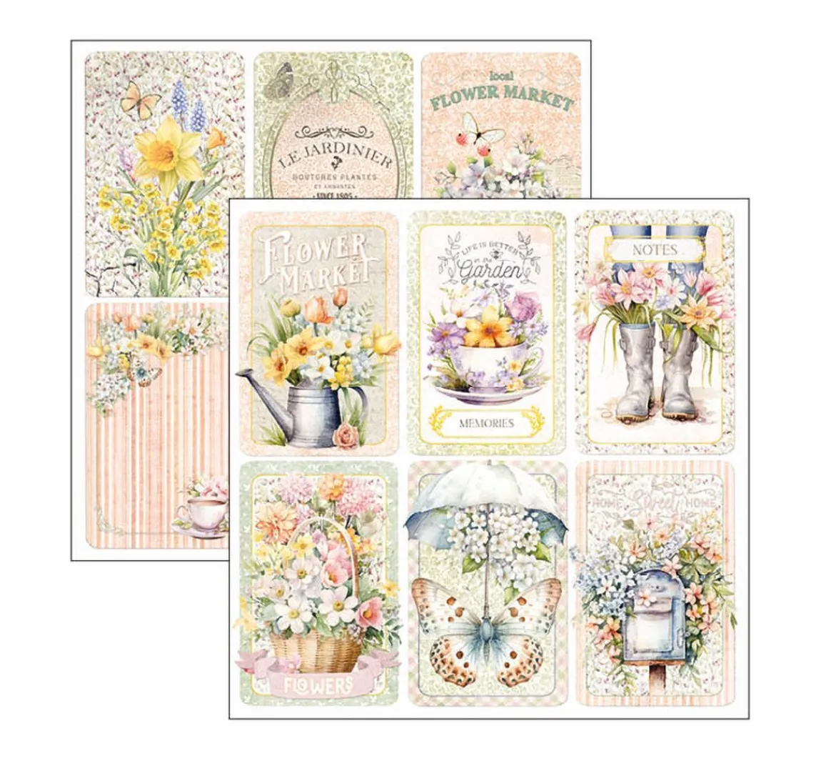Discount Ciao Bella Scrapbook-Papier "Flower Shop"