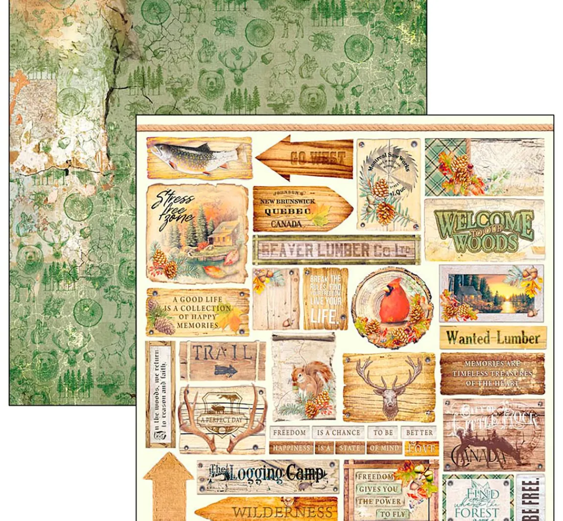 Ciao Bella Scrapbook-Papier "Into the Wild"