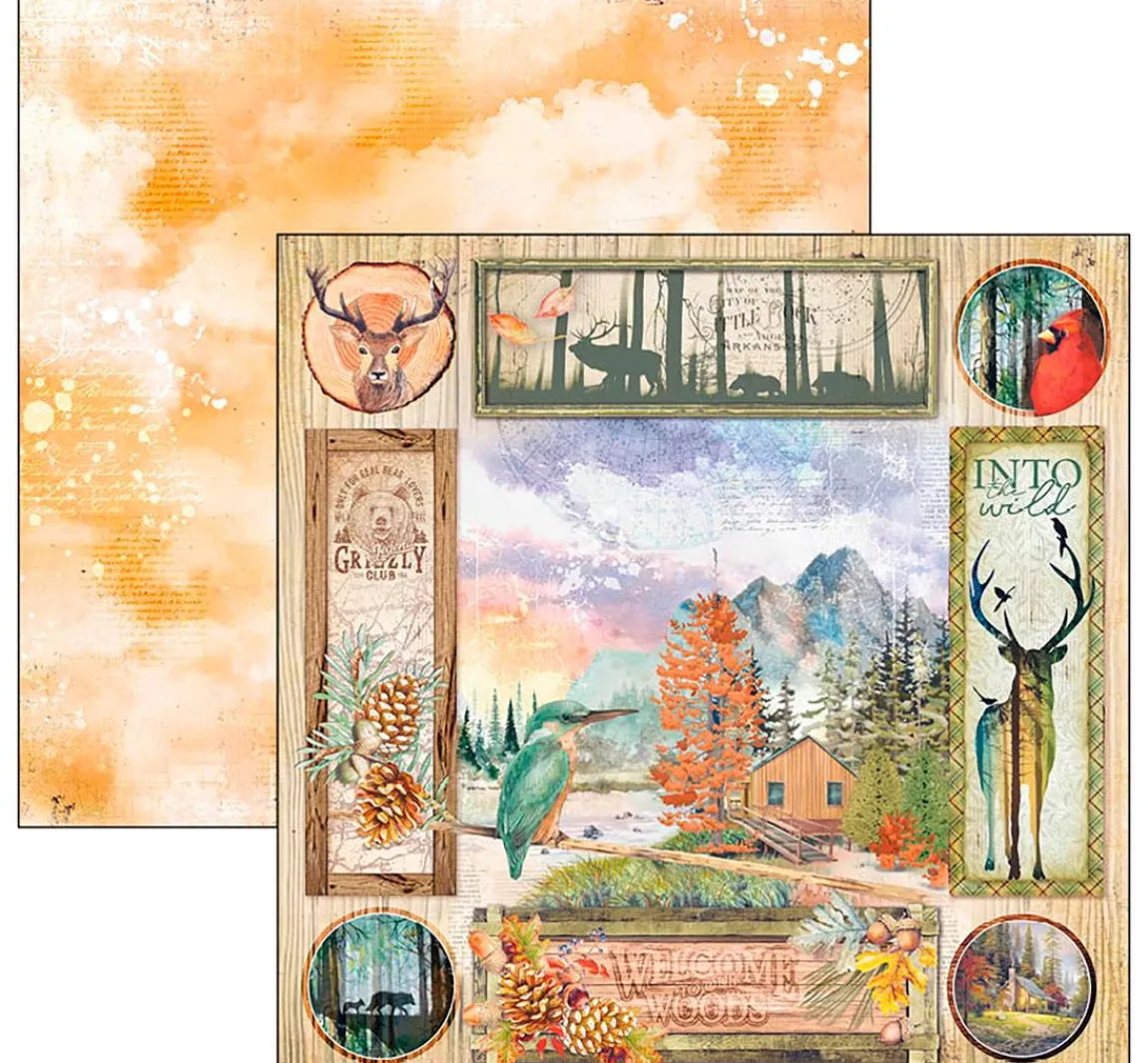 Ciao Bella Scrapbook-Papier "Into the Wild"