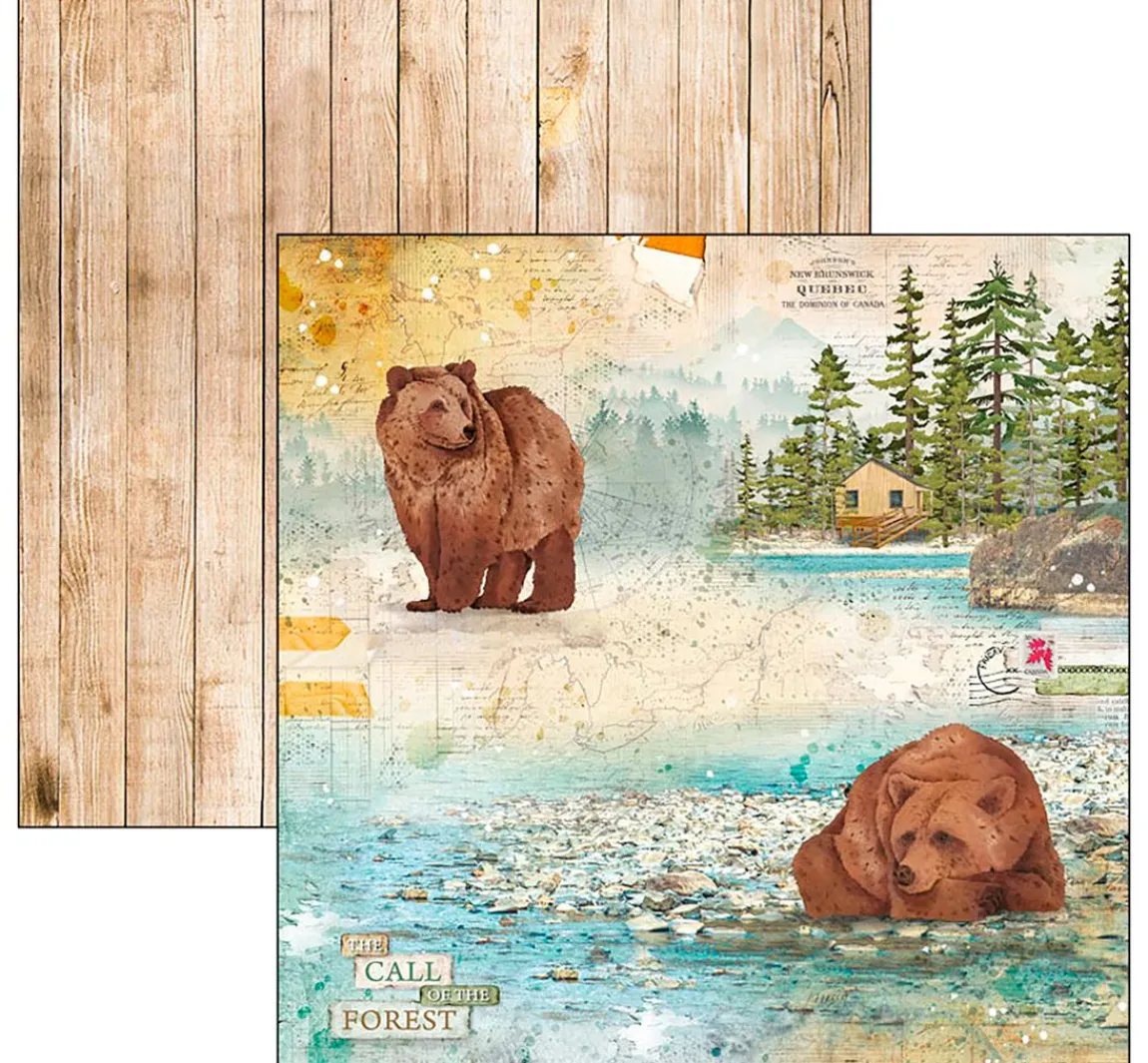 Ciao Bella Scrapbook-Papier "Into the Wild"