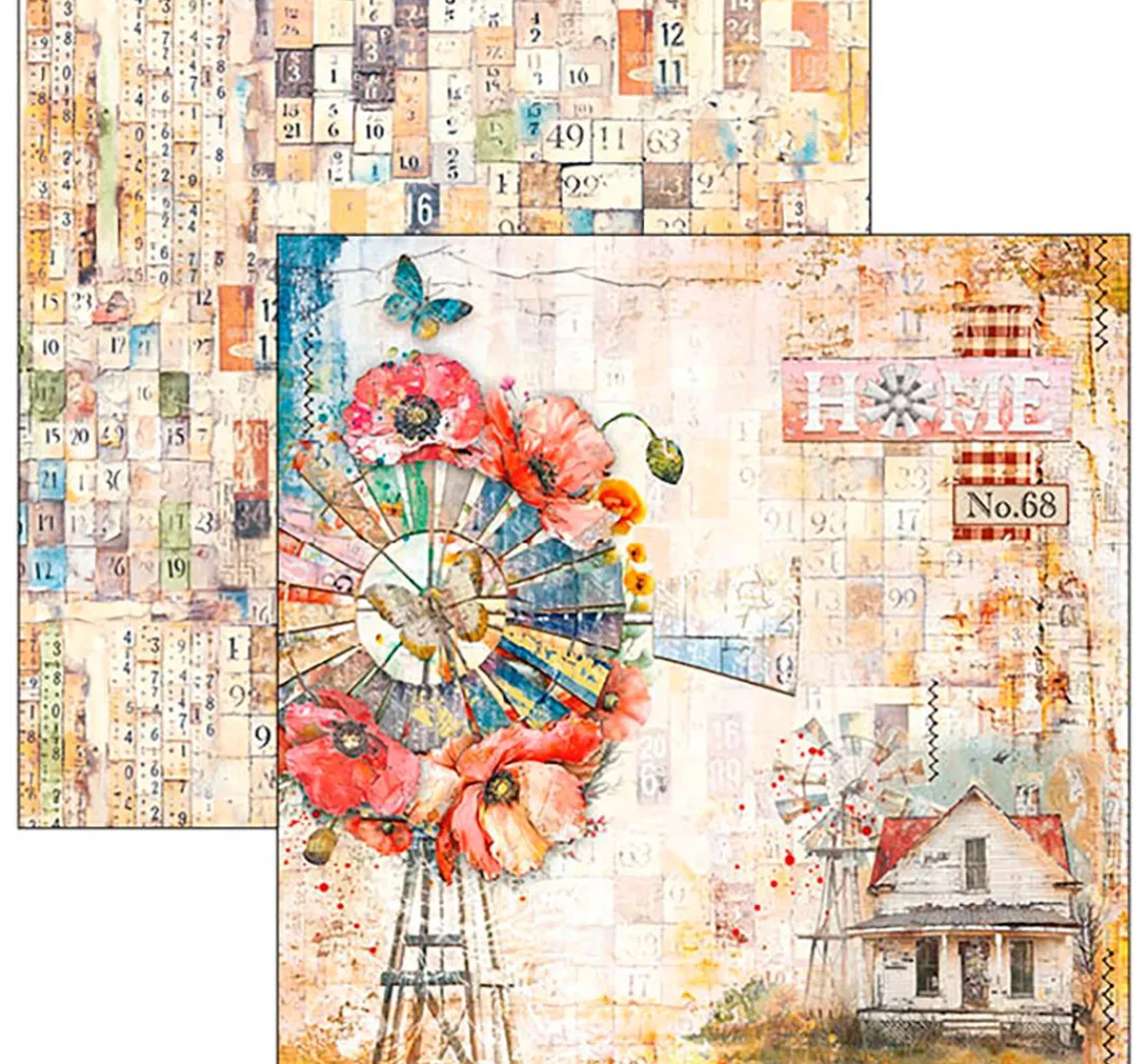 Sale Ciao Bella Scrapbook-Papier "Majestic Dream"