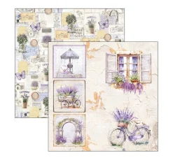 Best Ciao Bella Scrapbook-Papier "Morning in Provence"