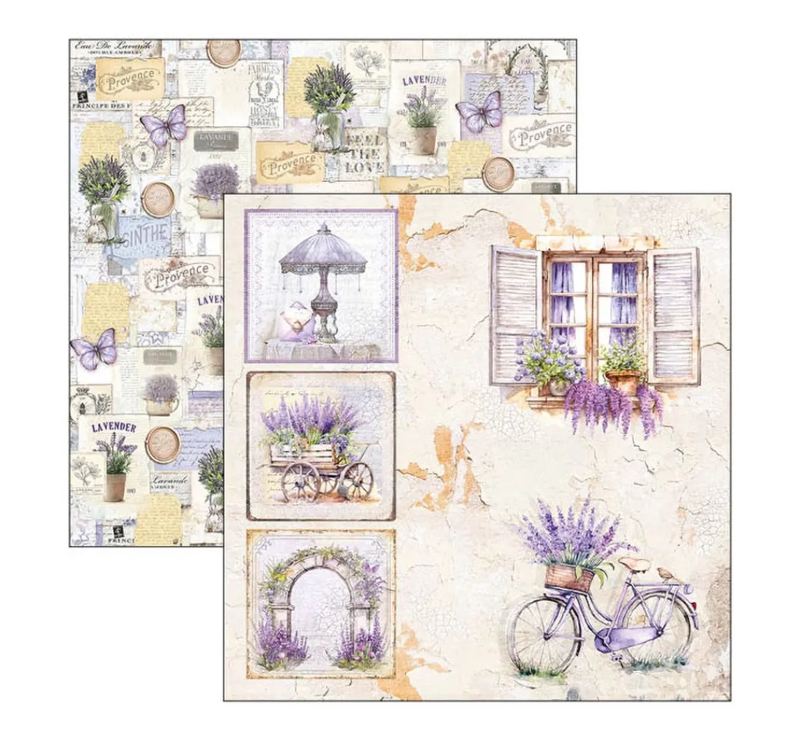 Best Ciao Bella Scrapbook-Papier "Morning in Provence"