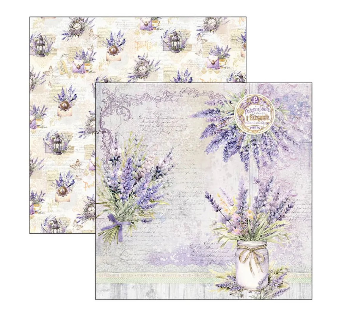 Best Ciao Bella Scrapbook-Papier "Morning in Provence"