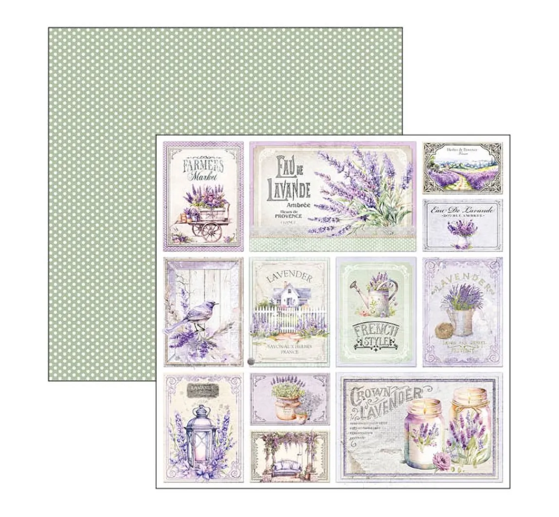 Best Ciao Bella Scrapbook-Papier "Morning in Provence"