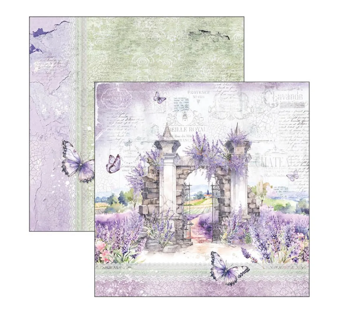 Best Ciao Bella Scrapbook-Papier "Morning in Provence"
