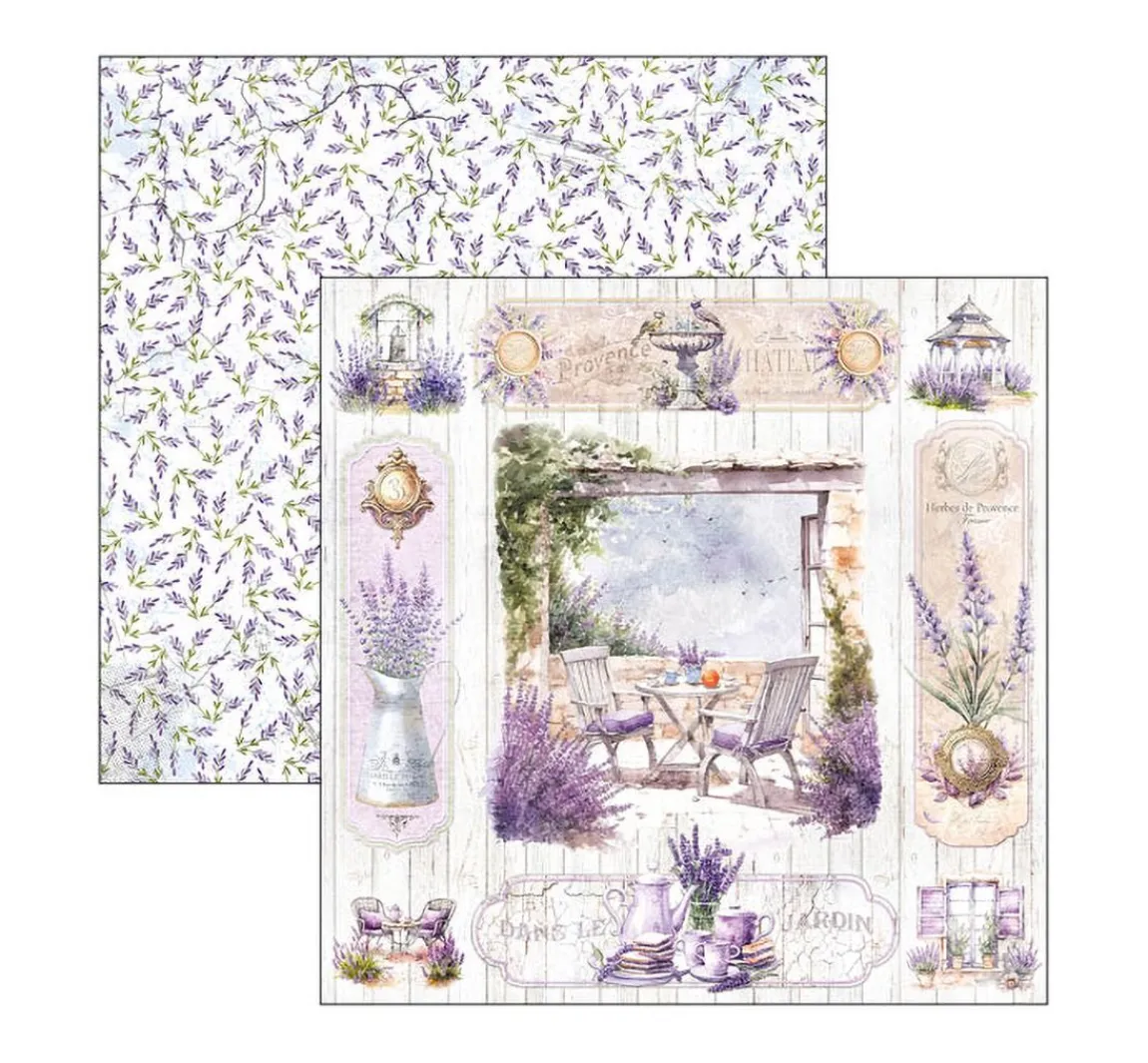 Best Ciao Bella Scrapbook-Papier "Morning in Provence"