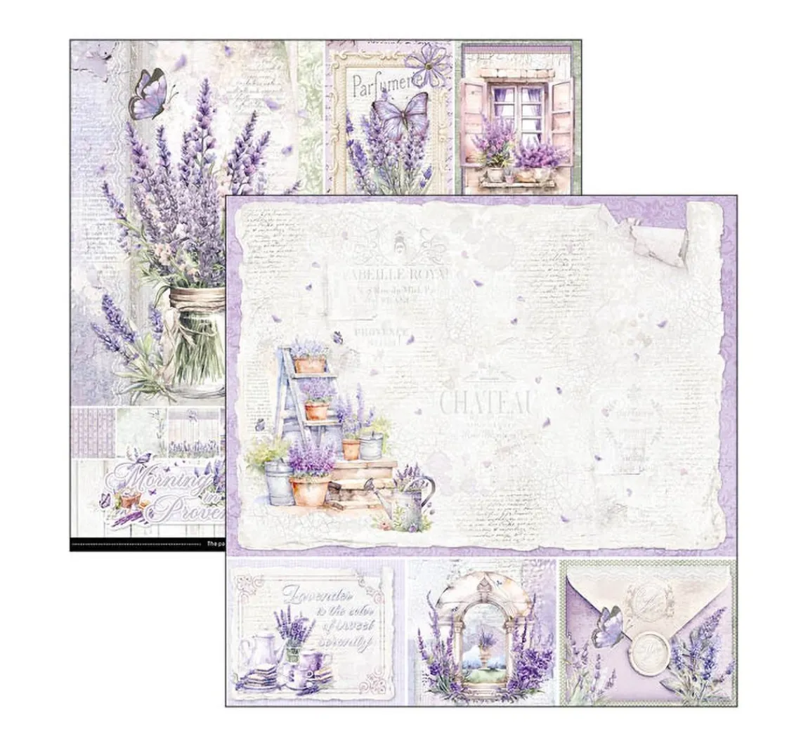Best Ciao Bella Scrapbook-Papier "Morning in Provence"