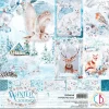 Clearance Ciao Bella Scrapbook-Papier "Winter Journey"