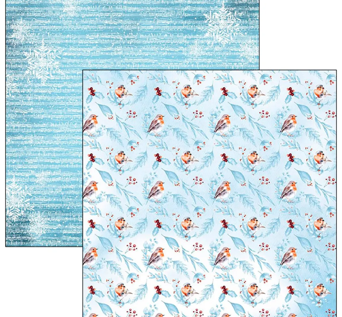 Clearance Ciao Bella Scrapbook-Papier "Winter Journey"
