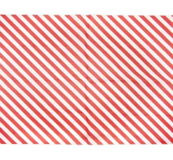 Outlet Rico Design Seidenpapier "Streifen Rot/Weiß"