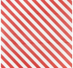 Outlet Rico Design Seidenpapier "Streifen Rot/Weiß"