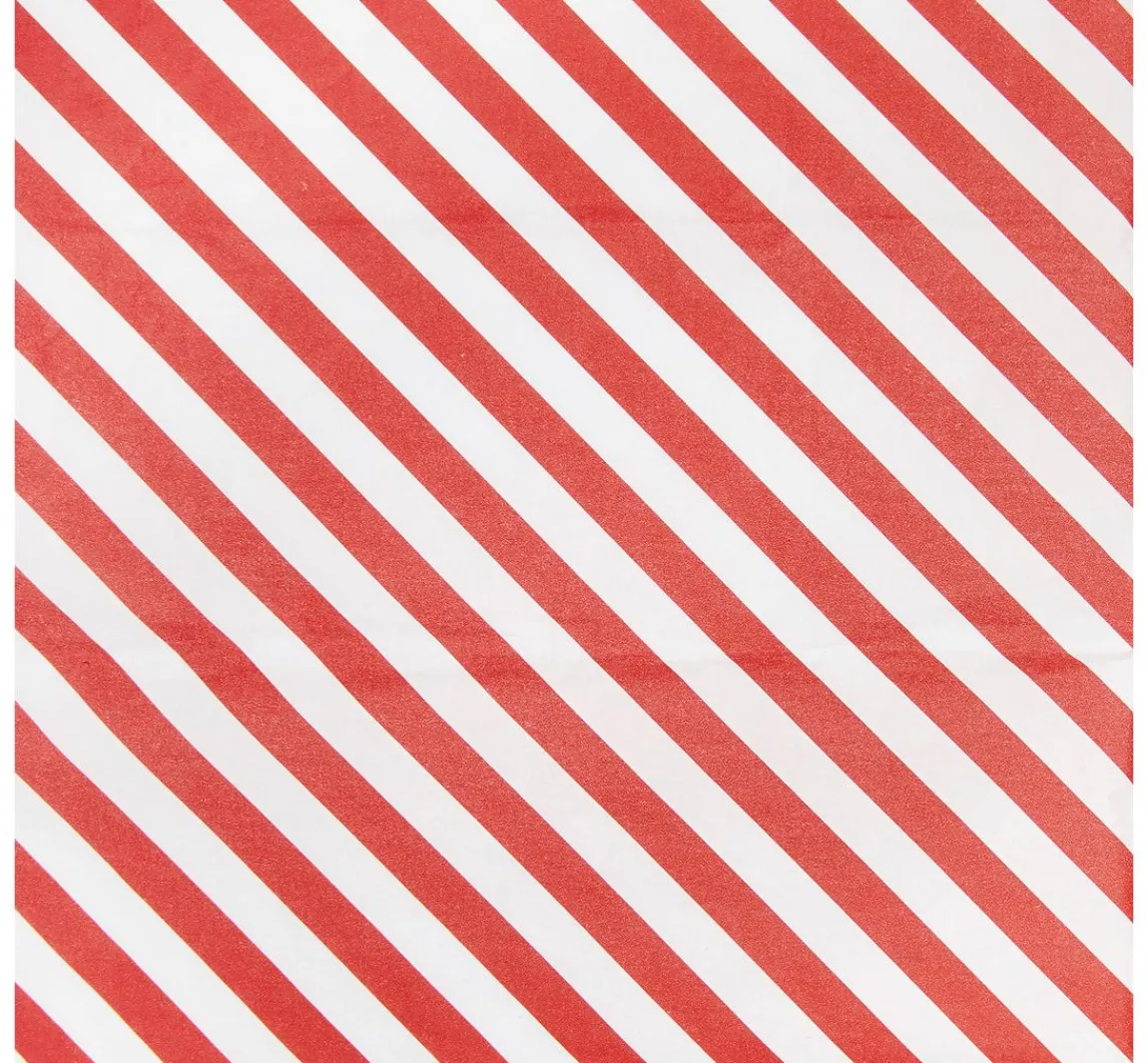 Outlet Rico Design Seidenpapier "Streifen Rot/Weiß"