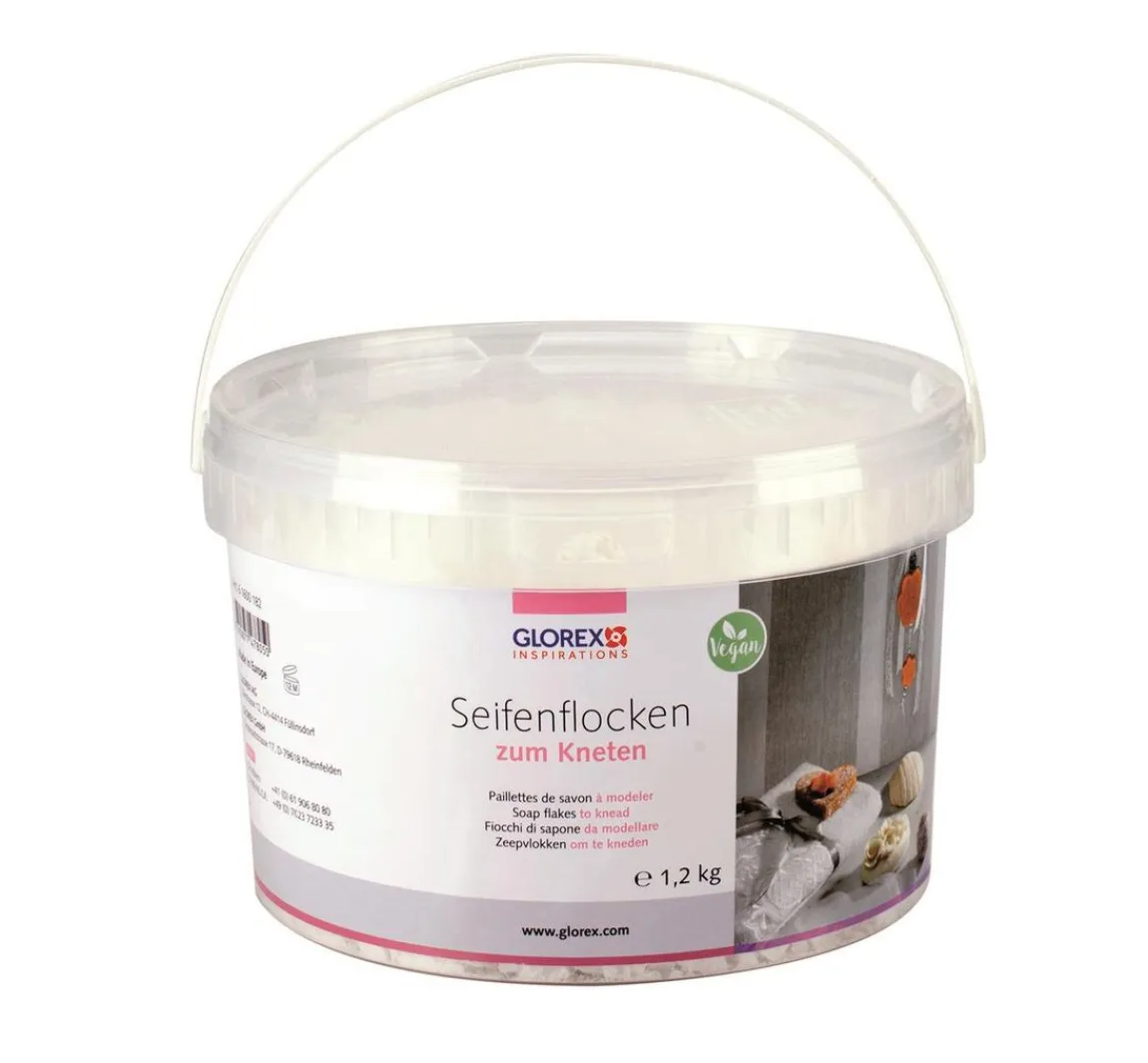 Clearance GLOREX Seifenflocken zum Kneten, Weiss