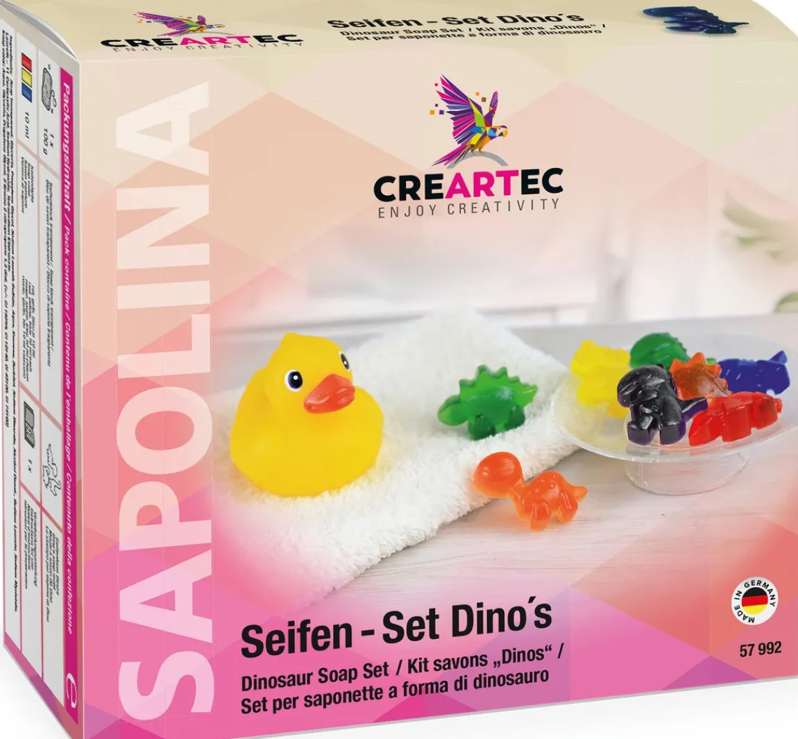 CREARTEC Seifen-Set "Dinos"