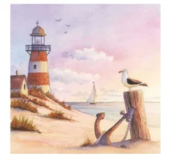 Best Ambiente Serviette "Abendstimmung am Meer"