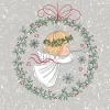 Best Paper+Design Serviette "Angel Child"