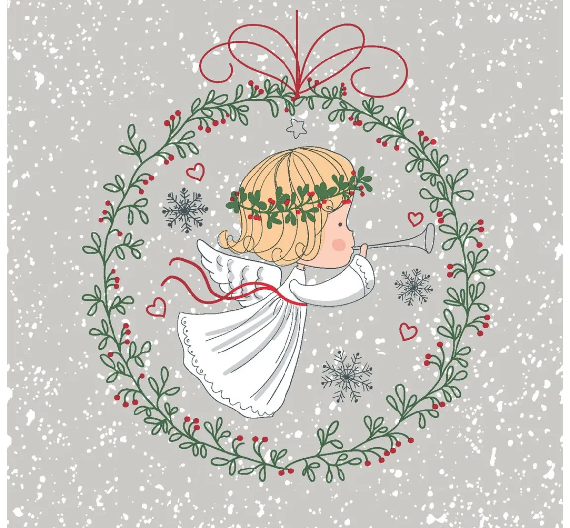 Best Paper+Design Serviette "Angel Child"