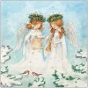 Discount Ambiente Serviette "Angel Musicians"