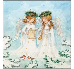 Discount Ambiente Serviette "Angel Musicians"