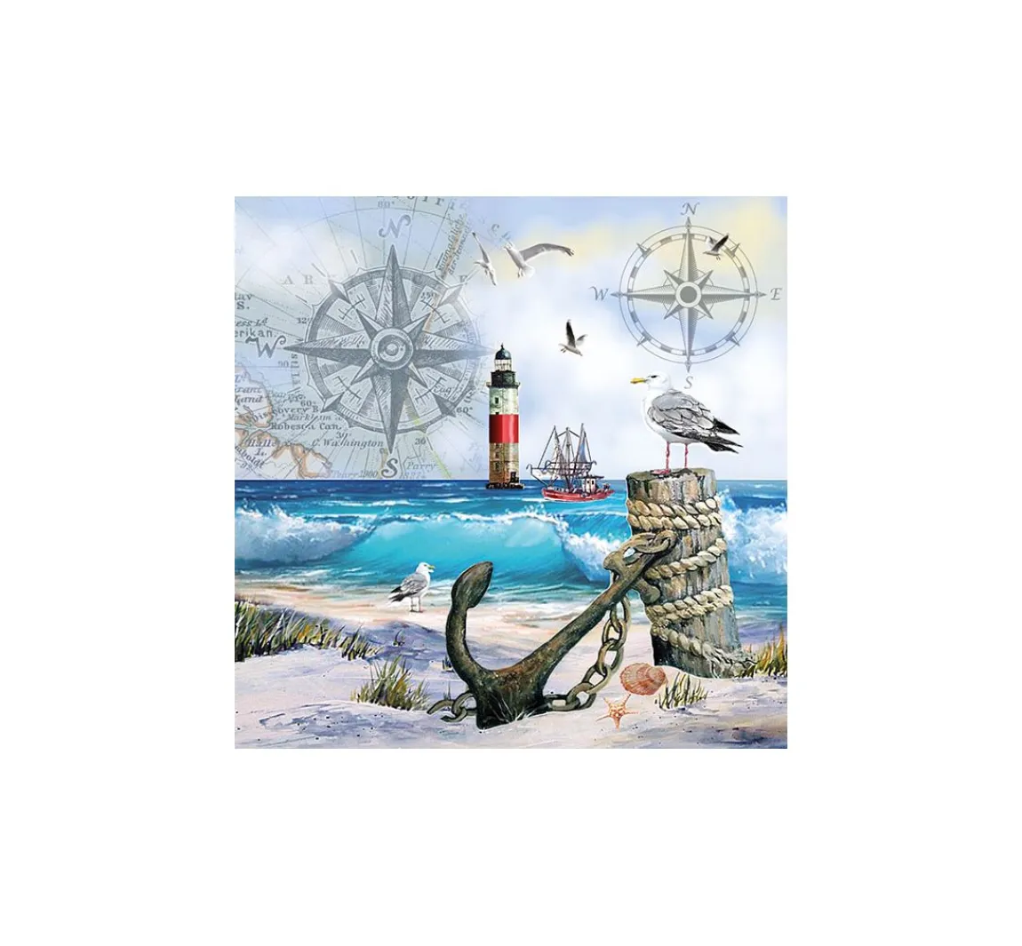 New Ambiente Serviette "Ankerplatz"