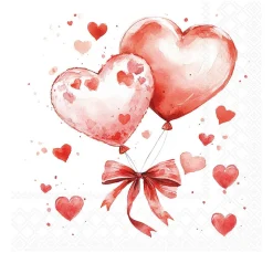 Hot Ambiente Serviette "Balloon Hearts"