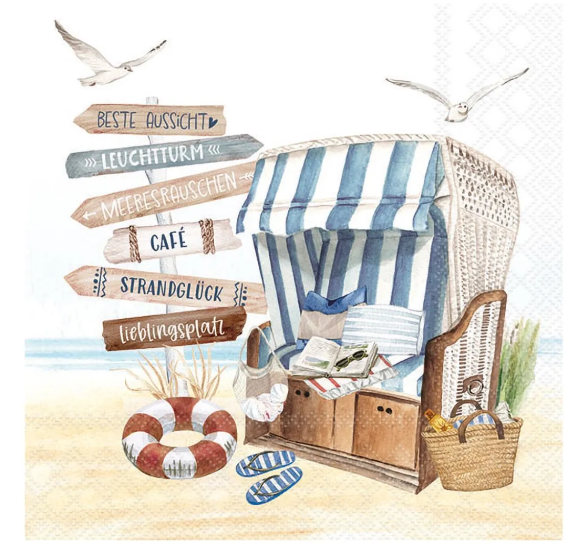 Sale Ambiente Serviette "Beach Chair"