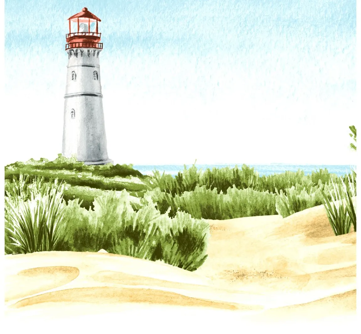 Clearance Paper+Design Serviette "Beach Lighthouse"