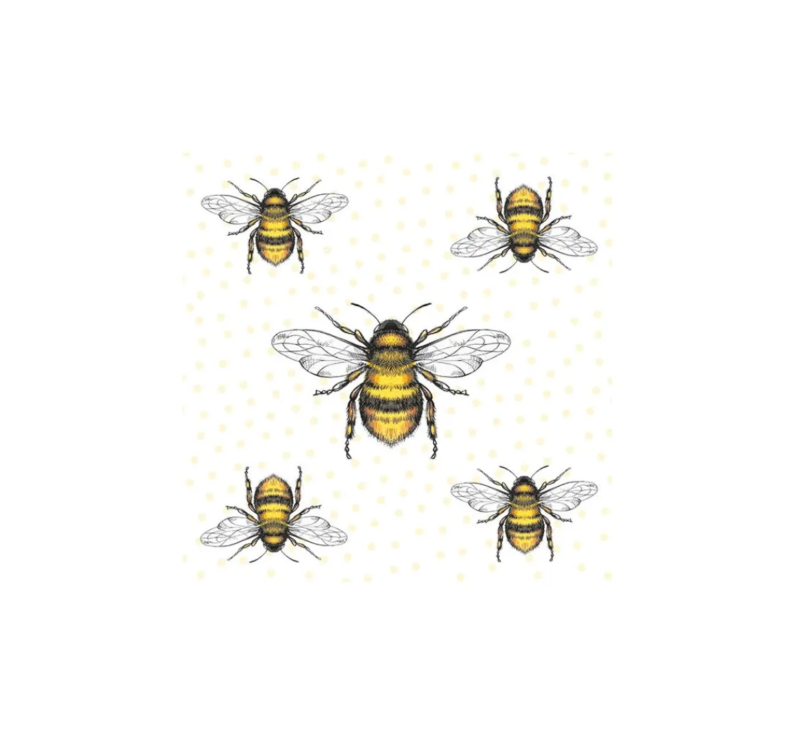 New Ambiente Serviette "Bienen"
