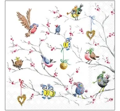 Discount Ambiente Serviette "Birds In Tree"
