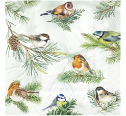 Clearance IHR Serviette "Birds on Branch"