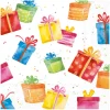 IHR Serviette "Birthday Presents"