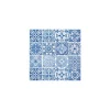 Best HOME FASHION Serviette "Blaue Fliesen"