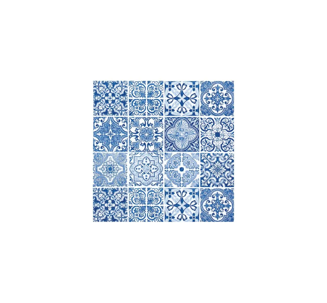 Best HOME FASHION Serviette "Blaue Fliesen"