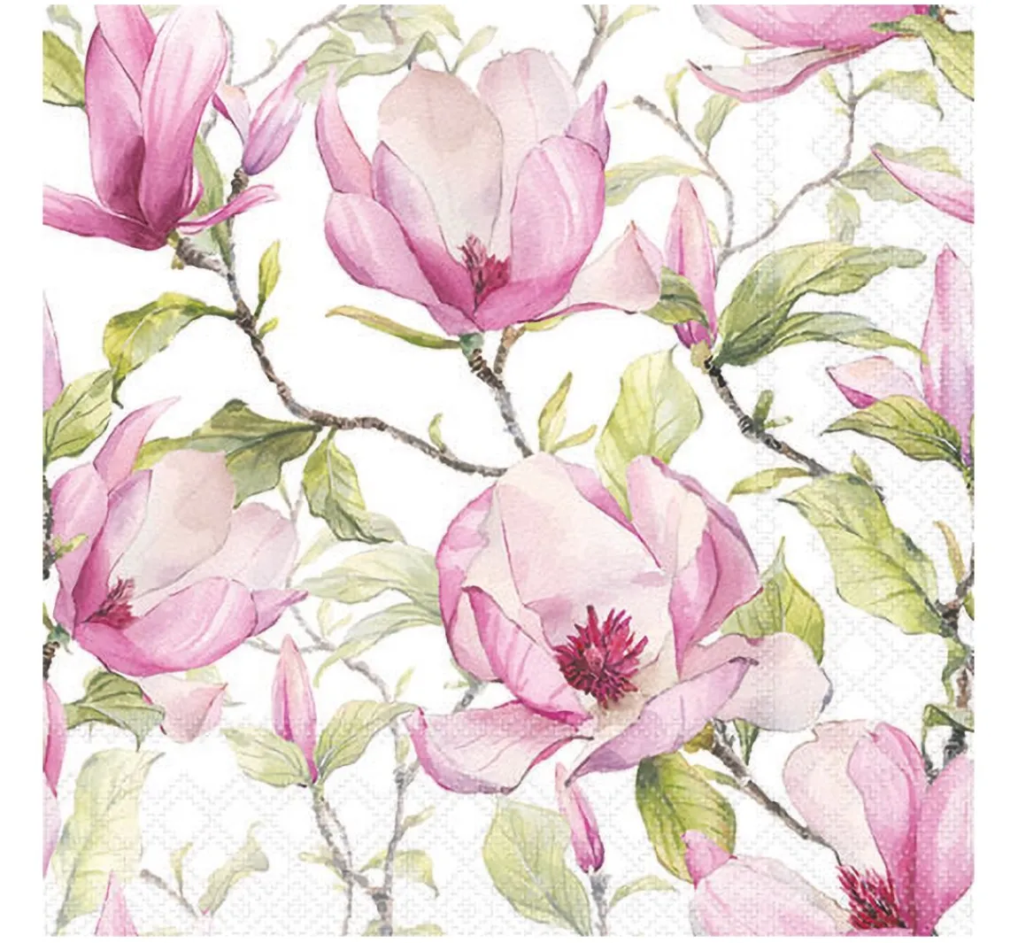 Outlet Ambiente Serviette "Blooming Magnolia"