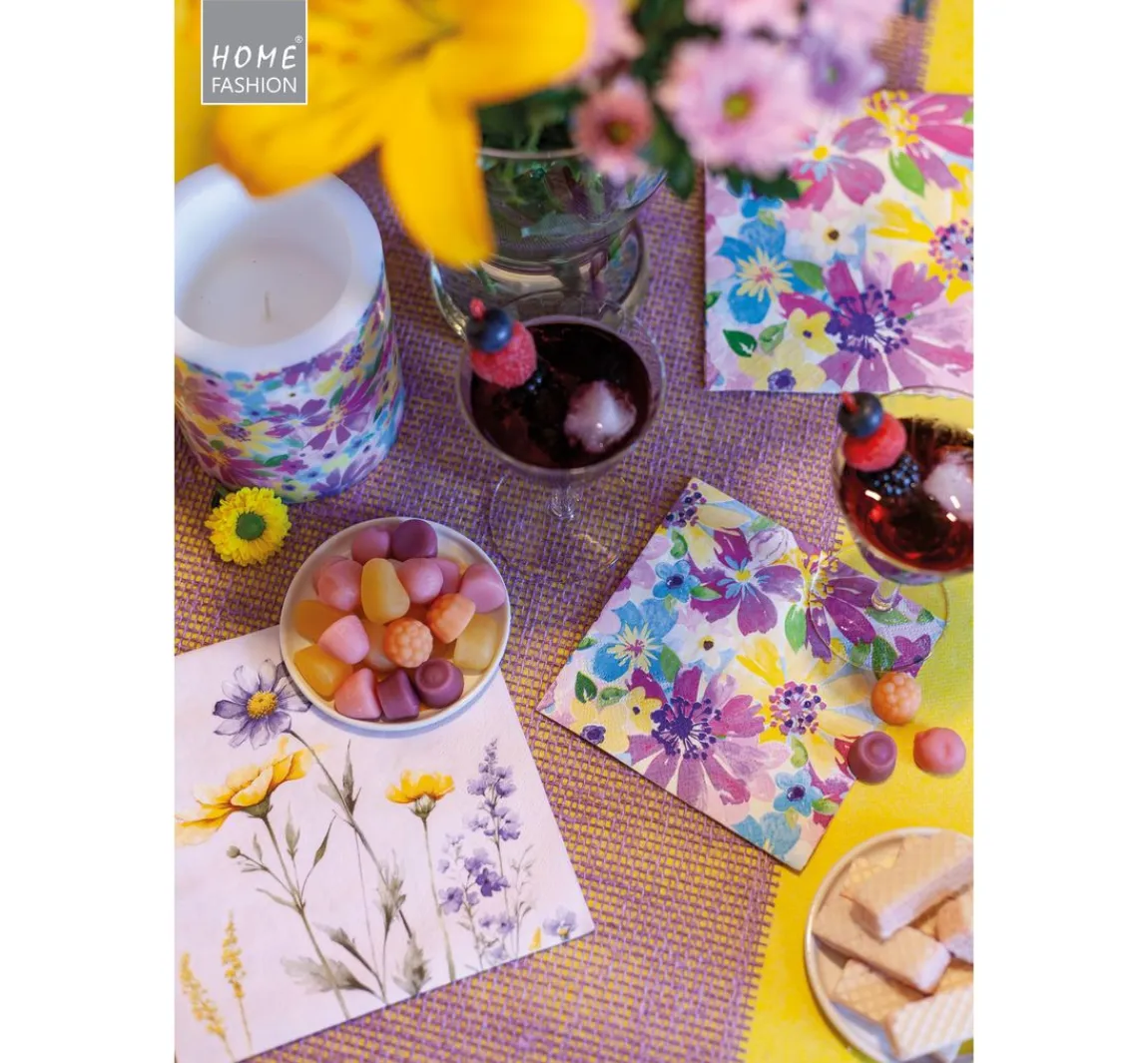 Outlet HOME FASHION Serviette "Blüten Mix"