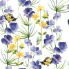Best Paper+Design Serviette "Blue Blossoms"