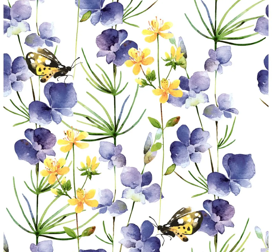 Best Paper+Design Serviette "Blue Blossoms"