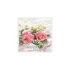 New HOME FASHION Serviette "Blumen Symphonie"