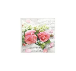 New HOME FASHION Serviette "Blumen Symphonie"