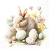Sale Ambiente Serviette "Bunny and Eggs"