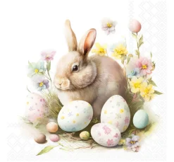 Sale Ambiente Serviette "Bunny and Eggs"