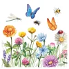 Hot Ambiente Serviette "Bunte Blumenwiese"