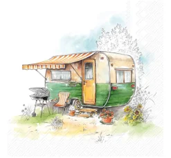Discount IHR Serviette "Camping"