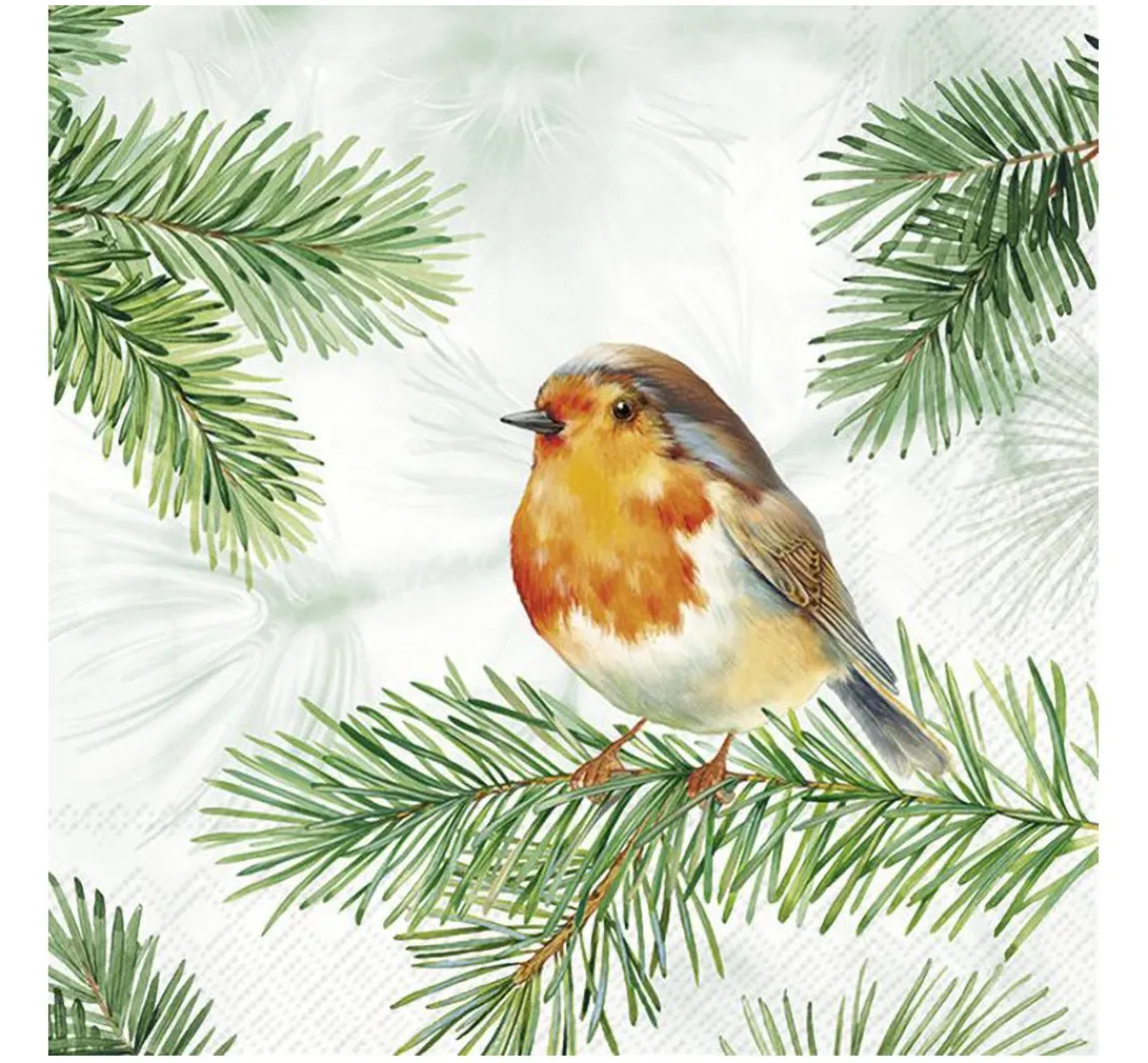 Discount IHR Serviette "Charming Robin"