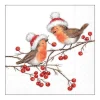 New Ambiente Serviette "Christmas Robins"